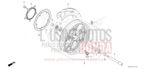 ROUE AVANT NC750XDP de 2023